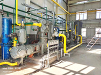 Compresseur alternatif refroidi par air pour les composants de base de réfrigération à l'ammoniac, y compris le moteur et le moteur pour l'utilisation de l'usine de glace