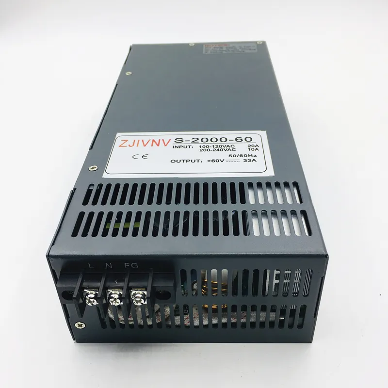 2000W Switching power supply 0-12V 0-130A constant voltage and current adjustable power supply charge rAc to dc converter