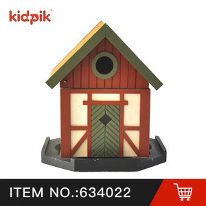 Özelleştirilmiş Kidpik katı ahşap kafes ev taşıma Pet kuş kafesi yetiştiriciliği kutusu büyük dekoratif ahşap kuş kafesi ağaç üzerinde - Product Image 6