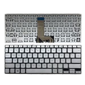 แป้นพิมพ์แล็ปท็อปแบบลาตินสเปน,สำหรับ <span class=keywords><strong>Asus</strong></span> <span class=keywords><strong>VivoBook</strong></span> 14 <span class=keywords><strong>2019</strong></span> X409 X412 X409f X409FL X409JA X409U M409D PC คีย์บอร์ดสีเงิน SP LA - Product Image 1