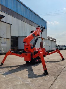 <span class=keywords><strong>1</strong></span> टन मिनी दोहरी-उद्देश्य वाली छोटी मकड़ी क्रेन उठाने वाली क्रेन को रिमोट कंट्रोल के साथ सभी क्षेत्रों के क्रॉलर उठाने क्रेन - Product Image 4