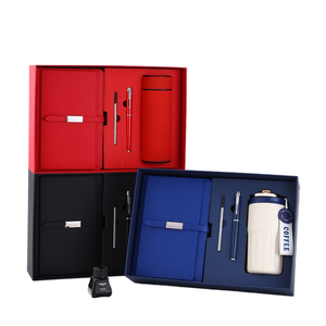 Bondo cao cấp cotton kinh doanh máy tính xách tay tùy chỉnh in kỹ thuật số logo cá nhân khuyến mại notepad đi kèm bộ quà tặng - Product Image 1