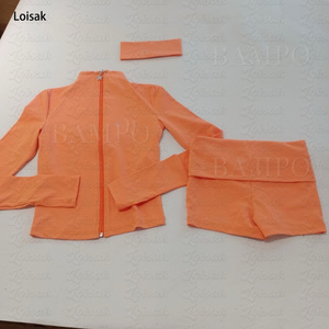 Completo Loungewear Y2K da Donna 2 Pezzi: Top Corto a Maniche Corte e Pantaloni Yoga a Zampa con Vita Pieghevole, Ideale per Ragazze Alte - Collezione Autunnale - Product Image 6