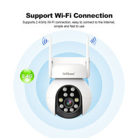 Sihome kamera PTZ FHD 5MP kamera luar ruangan untuk rumah kamera keamanan nirkabel sistem CCTV IR 20m digital-wdr Warna penglihatan malam
