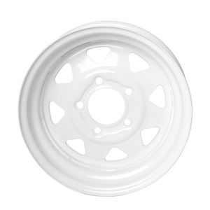 Roues et jantes de <span class=keywords><strong>remorque</strong></span> en acier blanc de 14 à 16 pouces avec 5/6 <span class=keywords><strong>trous</strong></span>, marque JINGSHA, garantie de remplacement de <span class=keywords><strong>3</strong></span> ans, roues pour remorques de voiture - Product Image 5