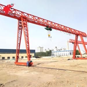Grue à portique à poutre unique électrique de marque célèbre 10 tonnes 20 tonnes Grue à portique de type treillis pour la manutention de matériaux - Product Image 1