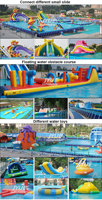 Sommer Wasserspiel für erwachsene Kinder Metallrahmen über dem Boden Außen pool