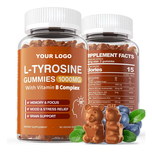 B vitamini kompleksi ile OEM özel etiket l-tirozin takviyesi tirozin Gummies - Product Image 1