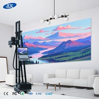 Machine d'impression rapide I1600 pour l'art mural vertical, système d'impression murale à jet d'encre UV avec connectivité sans fil