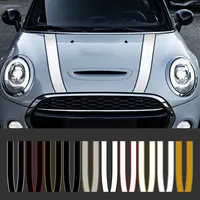 Autocollants décoratifs pour capot de voiture, bandes adhésives pour Mini Cooper S JCW R55 R56 R60 R61 F54 F55 F56 F60 Countryman, accessoires