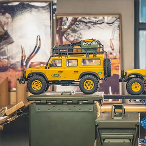 รถบังคับวิทยุ FMS 1:24 สเกล FCX24M Range Rover รุ่นแรก Camel <span class=keywords><strong>Trophy</strong></span> <span class=keywords><strong>Truck</strong></span> Edition 2.4G ระบบไฟฟ้า พร้อมรีโมทคอนโทรล รถไต่เขาแบบ RTR - Product Image 4