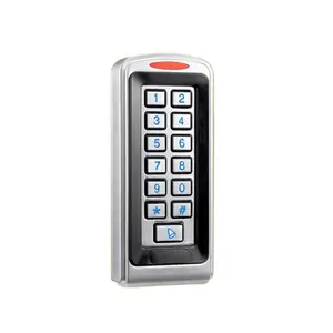 เครื่องอ่านการควบคุมการเข้าถึง RFlD แบบกันน้ําแบบสแตนด์อโลนพร้อมรองรับปุ่มกด Wiegand26/34 - Product Image 1
