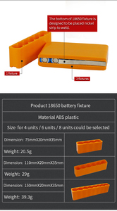 6 Phần 18650 Pin Lithium Pin Kẹp Kẹp Pin Hình Trụ Cho Máy Hàn Điểm - Product Image 4