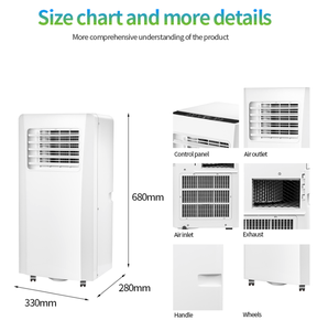 Nouvelle conception de climatiseur portable à fréquence variable pour usage domestique et hôtelier - Product Image 4