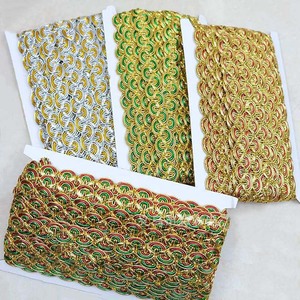 2Cm DIY May Phụ Kiện May Mặc Ribbon Trang Phục Sân Khấu Hat Dệt Trang Trí Nội Thất Kim Loại Vàng Bạc Màu Xanh Đỏ Màu Xanh Lá Cây Bện Ren Trims - Product Image 6