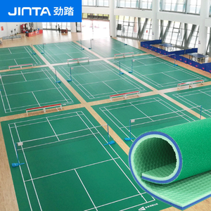 Sol sportif en caoutchouc pour terrain de <span class=keywords><strong>badminton</strong></span> en PVC d'intérieur, haute résistance à l'usure, sol synthétique pour terrain de <span class=keywords><strong>badminton</strong></span>, tapis pour gymnase, club sportif - Product Image 1