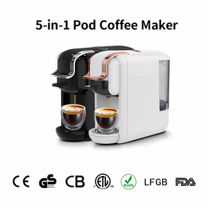 <span class=keywords><strong>Cafetera</strong></span> Eléctrica Automática de un Toque para Café Caliente/Frío, 19 Bares de Presión, Compatible con Cápsulas K-Cup, NS Pod, DG Pod, Café Molido y ESE - Product Image 3