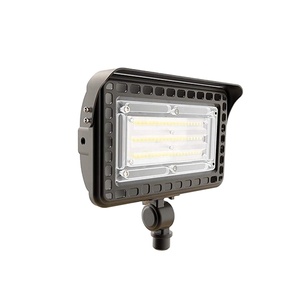Projecteur LED extérieur super lumineux 50W 80W 150W 200W homologué ETL avec fixation par bras articulé et support - Product Image 1