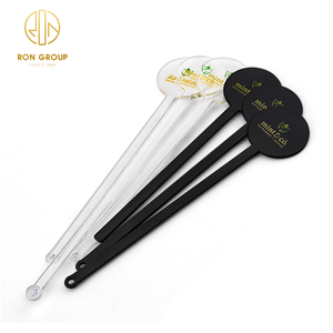 Cuchara de <span class=keywords><strong>Bar</strong></span> de Grado Alimenticio, Agitador de Cócteles, Palillo Mezclador de Silicona Biodegradable Personalizado para Beber Cócteles, Té y Café - Product Image 4