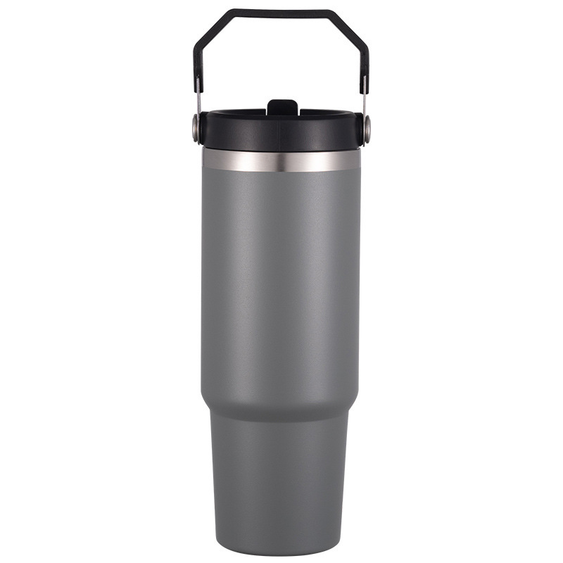 Couvercle de boisson simple gris