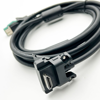 Câble de connexion USB vers mâle alimenté par 12V pour terminal de point de vente Ingenico