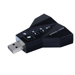 Tarjeta de sonido de doble sonido Virtual 7,1, adaptador USB de canal creativo, y auriculares Micrófono Dual, tarjeta de sonido de <span class=keywords><strong>Audio</strong></span> 7,1 - Product Image 4
