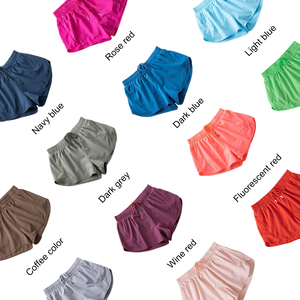 Women's Summer Sports Shorts Quick-Dry Breathable Outdoor Running Yoga Shorts Two-Piece Anti-Exposure Solid - Product Image 1