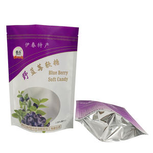 Sachet Doypack en Mylar plastique avec fermeture éclair, résistant à l'humidité, pour bonbons gélifiés, sucettes, sucre, chocolat, lait, aliments pour animaux de compagnie, alimentaire et écologique - Product Image 3