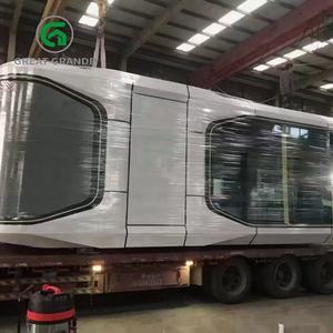 Maisons préfabriquées pour habitation, capsules de mobilier modulaires les plus durables, modèle commercial pour hôtels et <span class=keywords><strong>camping</strong></span>, maisons préfabriquées à assembler - Product Image 6