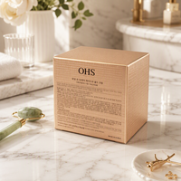 Boîte de rangement en carton personnalisée en usine, utilisable pour le stockage de cosmétiques et de produits de soin de la peau.