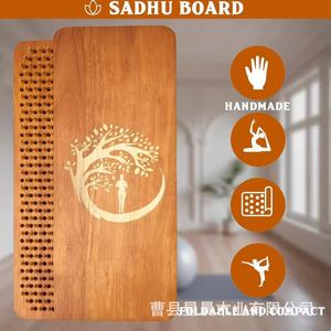 Bamboo Foot Massage <b>Board</b> Natural Acupuncture Yoga <b>Mat</b> For Beginners Modern Simple Design - Product Image 5