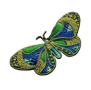 Adornos de Mariposas Bordados a Mano, Elegantes y Artesanales, para Decoración de Prendas, Manualidades, Fiestas, Festivales y Hogar - Product Image 5
