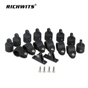 Soporte de montaje deslizante superior RICHWITS de nailon negro para toldo de yate, accesorios marinos - Product Image 2