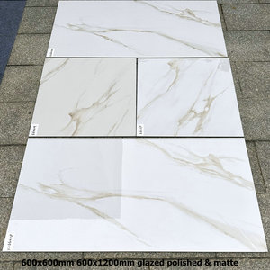 Gạch Lát Đá Cẩm Thạch Vân Vàng Trắng Carrara 120X60Cm 48X24 60X60 24X24 Sàn Sứ Có Bề Mặt Bóng Và Mờ - Product Image 3