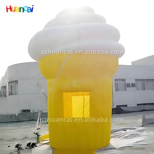 Tente gonflable personnalisée de fruits de pomme de publicité extérieure modèle de ballon éclairé par LED pour les promotions - Product Image 5