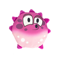 Jouets pour chiens interactifs, résistants et durables, sans rembourrage, jouets en forme d'oursins roses pour chats et chiens