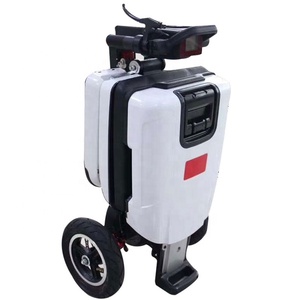 Scooter de mobilité électrique adulte <span class=keywords><strong>tricycle</strong></span> <span class=keywords><strong>pour</strong></span> <span class=keywords><strong>personnes</strong></span> <span class=keywords><strong>handicapées</strong></span> pliant avec une batterie au lithium de valise compacte et une suspension complète - Product Image 1