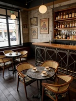 Set di Tavoli e Sedie OEM ODM per Ristoranti, Bistrot, Bar, Caffetterie e Negozi di Dolciumi