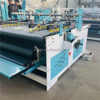 BZX Producto ecológico Semiauto Corrugado Prensa Tipo Cartón Carpeta Encoladora Máquina