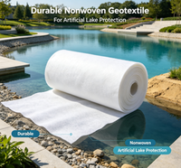Géotextile non tissé durable pour la protection des lacs artificiels