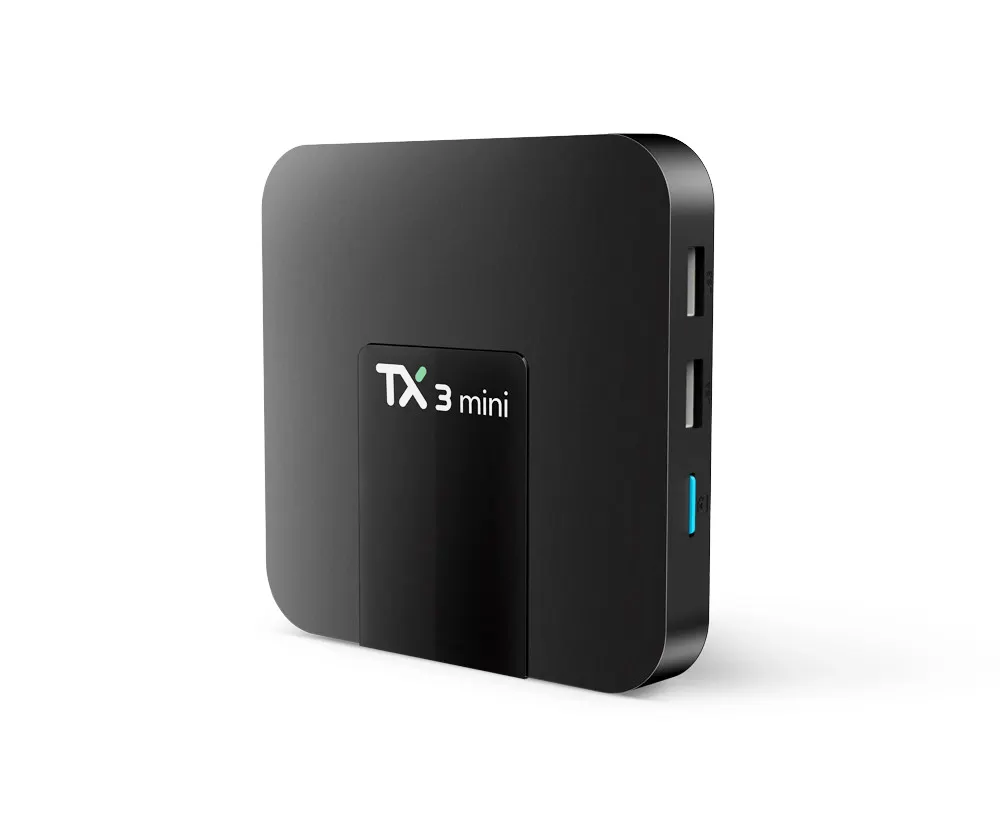 JIUMAOTX3miniスマートTVボックス2.4G5G WiFi HD TVボックス1.8GB4KメディアプレーヤーAndroid7.1音声リモコンセットトップボックス