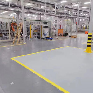 Tapis de sol en <span class=keywords><strong>PVC</strong></span> à emboîtement, qualité industrielle, imperméable, antidérapant, écologique, solution de revêtement de sol robuste - Product Image 2