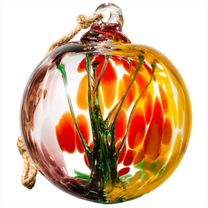 Sfera di Vetro Soffiato a Mano, Ornamento a Sfera in Vetro, Sfera Decorativa da Giardino, Decorazione per Interni ed Esterni - Product Image 6