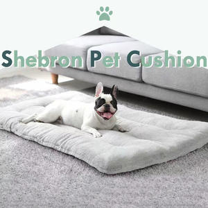 ที่นอนสัตว์เลี้ยงกำมะหยี่รูปสี่เหลี่ยมผืนผ้า  บ้านสุนัข  แผ่นรองนอนฤดูหนาว  แผ่นรองพื้นเก็บความร้อน  ขายส่ง - Product Image 3