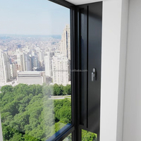 Ventanas Micro de Aluminio con Rotura de Puente Térmico, Doble Acristalamiento, Vidrio Templado Low-E, para Cocina, Sótano, Seguridad, Privacidad y Protección Infantil