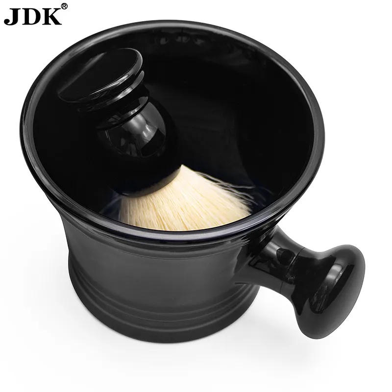 JDK Hot Selling Shave Brush and Bowl Traditional Shaving Kit Men Shaving Brush Set