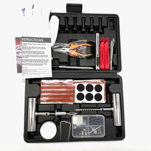 112 piezas Kit <span class=keywords><strong>de</strong></span> tapón <span class=keywords><strong>de</strong></span> neumático universal Kit <span class=keywords><strong>de</strong></span> <span class=keywords><strong>reparación</strong></span> <span class=keywords><strong>de</strong></span> <span class=keywords><strong>pinchazos</strong></span> <span class=keywords><strong>de</strong></span> neumáticos planos <span class=keywords><strong>de</strong></span> alta resistencia y <span class=keywords><strong>reparación</strong></span> <span class=keywords><strong>de</strong></span> neumáticos <span class=keywords><strong>de</strong></span> bicicleta - Product Image 1