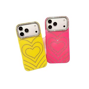 Funda de Teléfono a Prueba de Golpes para Mujer, Diseño de Corazón con Degradado Naranja, Tendencia 2026, <span class=keywords><strong>Nueva</strong></span> y Popular, Personalizada de Fábrica, para iPhone 18 17 16 Pro Max - Product Image 1