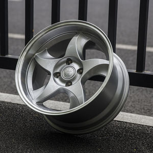 ล้อแม็<span class=keywords><strong>ก</strong></span>ซ์อัลลอยสีเงินขนาด 14/<span class=keywords><strong>15</strong></span> นิ้ว 4 รู 100 สำหรับรถยนต์นั่งส่วนบุคคล Honda Toyota Mazda Mitsubishi Kia ดีไซน์เว้าแบบ OEM ทดแทน - Product Image 3