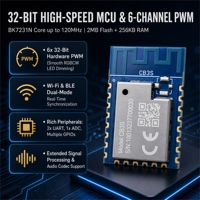 Tuya CB3S Modul Wi-Fi Dual-Mode Daya Rendah dengan Chipset BK7231N untuk Soket Pintar dan Lampu Pintar